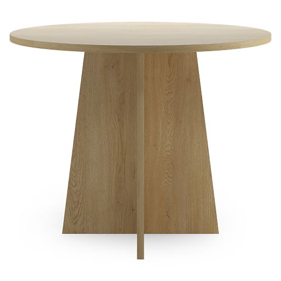 Round Dining Table Merlo 100 cm, Cremona Torro Oak