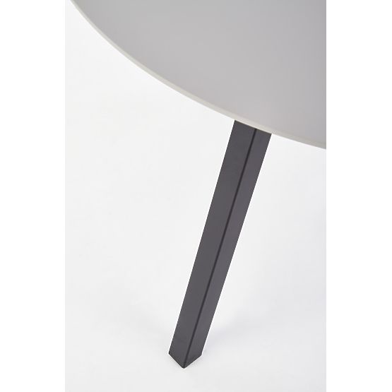 Round Table BALROG, Frame - Black, Top - Light Grey (2p=1pc)