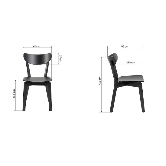 Roxby Dining Chair Black