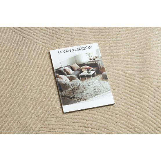 Rug BALANCE 0194 taupe - Geometric, structural, glamour