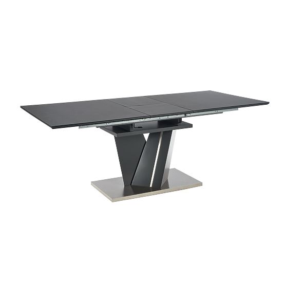 SALVADOR Extendable Table Top - Dark Ash, Legs - Dark Ash (3p=1pc)