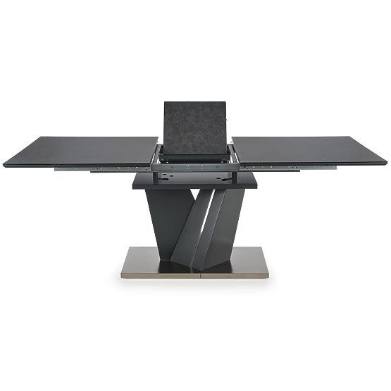 SALVADOR Extendable Table Top - Dark Ash, Legs - Dark Ash (3p=1pc)
