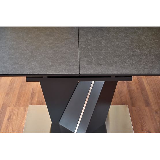 SALVADOR Extendable Table Top - Dark Ash, Legs - Dark Ash (3p=1pc)