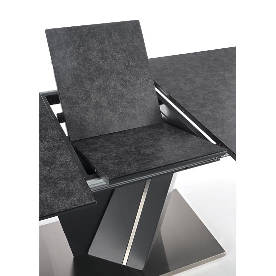 SALVADOR Extendable Table Top - Dark Ash, Legs - Dark Ash (3p=1pc)