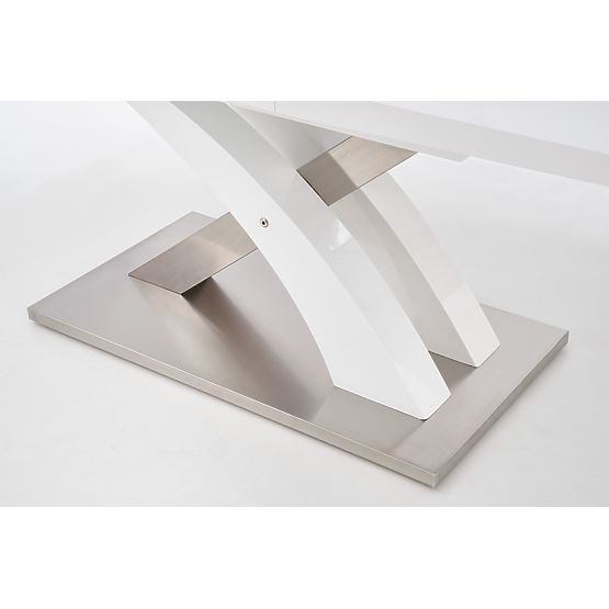 SANDOR extendable table white lacquered (3p=1pc)