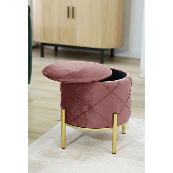 SAVANA POUF POWDER PINK