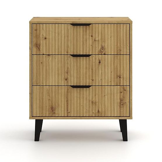 Scandi 3S SLIM ARTISAN OAK Chest of Drawers