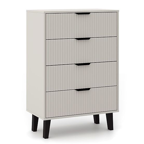Scandi 4S SLIM Chest of Drawers in Cashmere