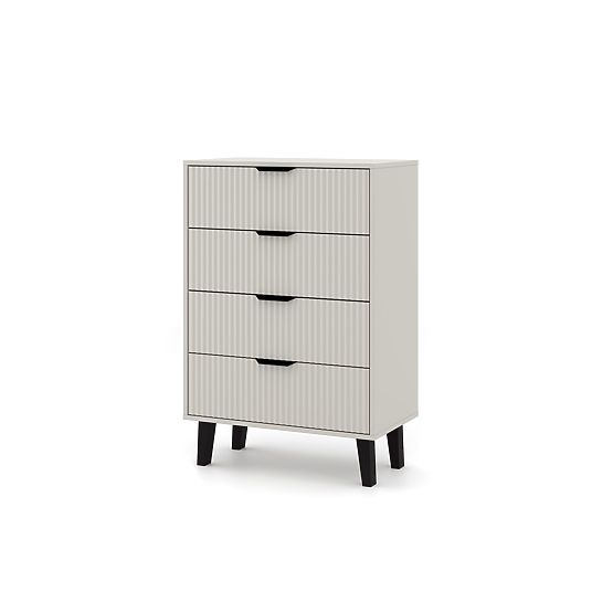 Scandi 4S SLIM Chest of Drawers in Cashmere