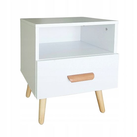 SCANDI bedside table with drawer