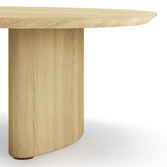 Segretto Coffee Table, Oval, Natural Oak