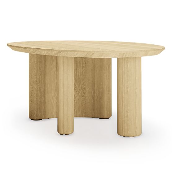 Segretto Coffee Table, Oval, Natural Oak