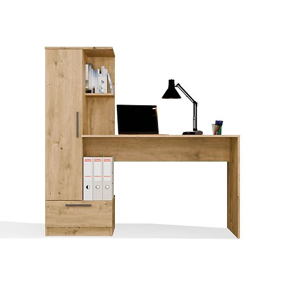Set Desk + Shelf COSMO ARTISAN OAK