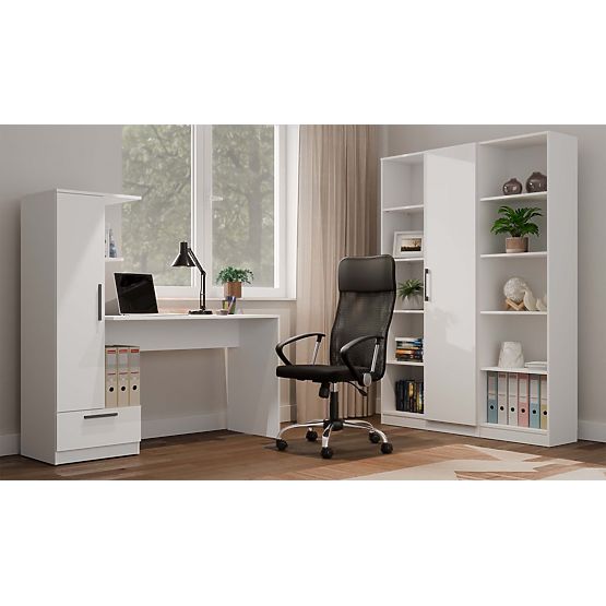 Set Desk + Shelf COSMO WHITE