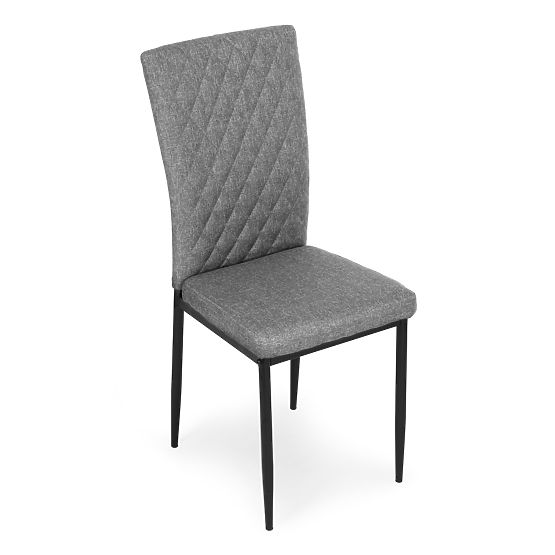 Set of 4 Dining and Living Room Chairs Gray