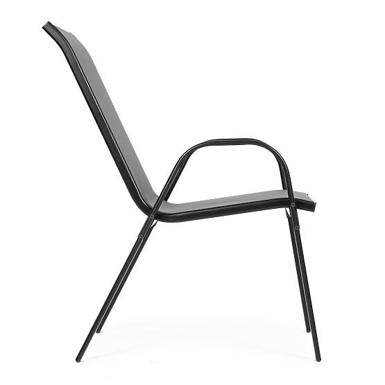 Set of Garden Chairs for Terrace Balcony Gray