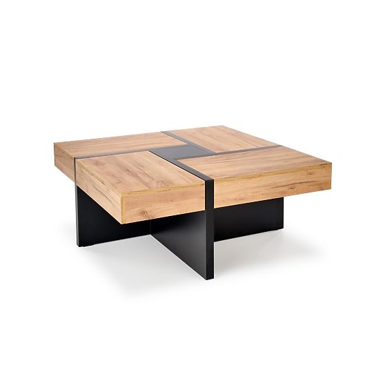 SEVILLA Coffee Table Top: Oak Craft, Legs: Black (3p=1pc)