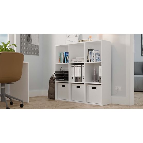 Shelf Malax 3X3 H WHITE