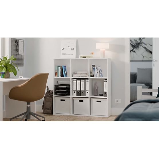 Shelf Malax 3X3 H WHITE