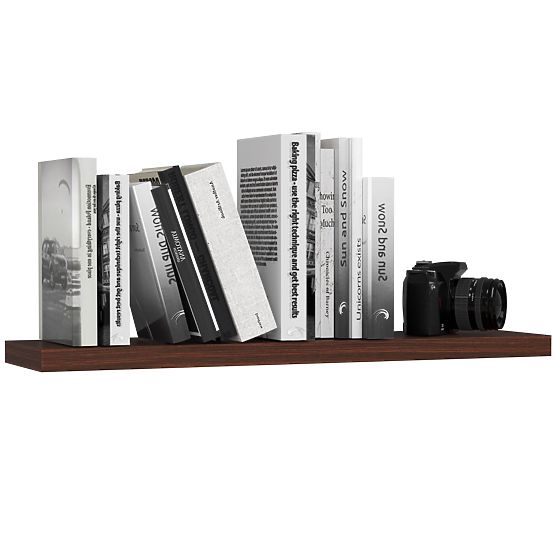 SHELF PS-4 80cm WENGE