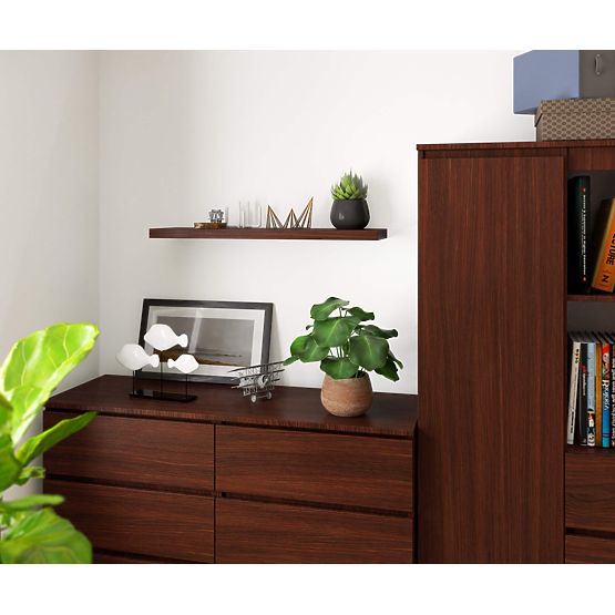 SHELF PS-4 80cm WENGE