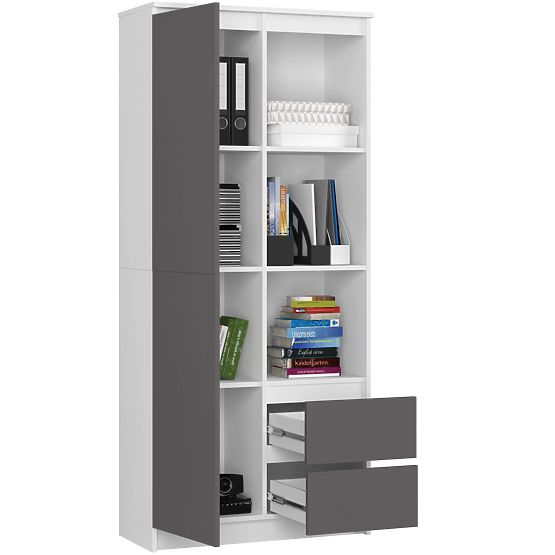 SHELF R11 R80 1D 2SZ CLP PK WHITE / GRAY