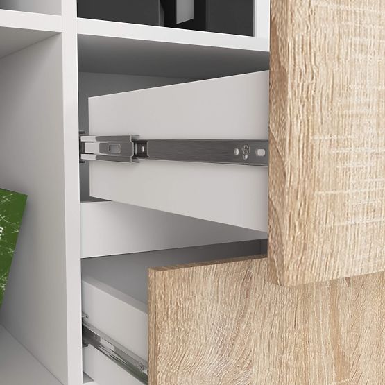 SHELF R15 R80 1D 2SZ CLP PK WHITE / SONOMA