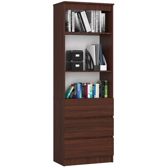 SHELF R60 3DR 2S CLP WENGE