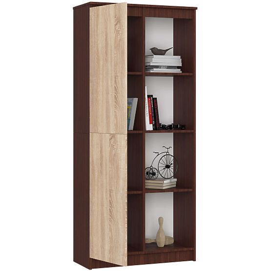 SHELF R80 1D 4P CLP WENGE / SONOMA