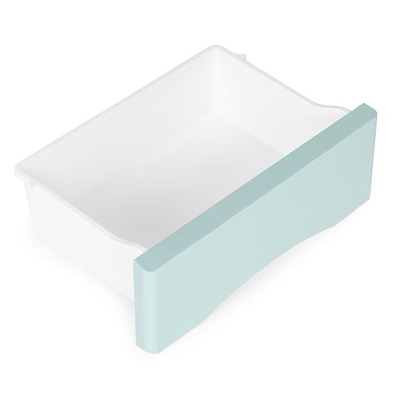 Shelf with 5 Pull-Out Drawers, Legs with Wheels, Colorful Drawers ModernHome