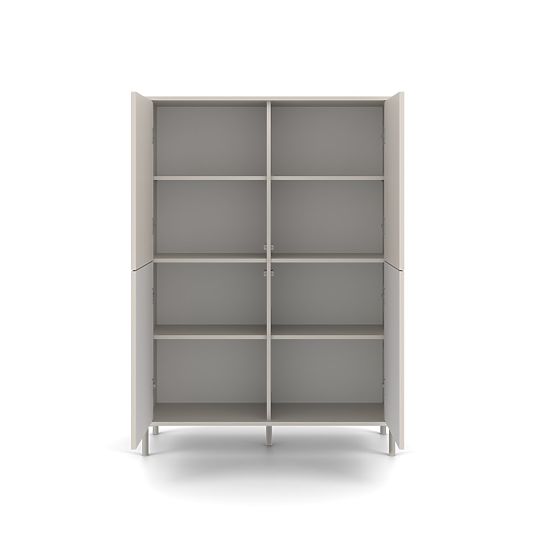 Showcase KAMARO 4DK SLIM/SMOOTH CASHMERE 4 Doors Grooved + Classic Front