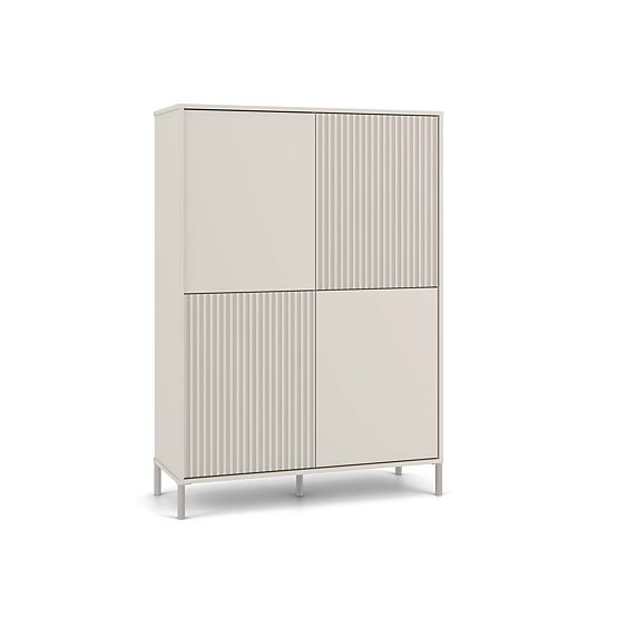 Showcase KAMARO 4DK SLIM/SMOOTH CASHMERE 4 Doors Grooved + Classic Front