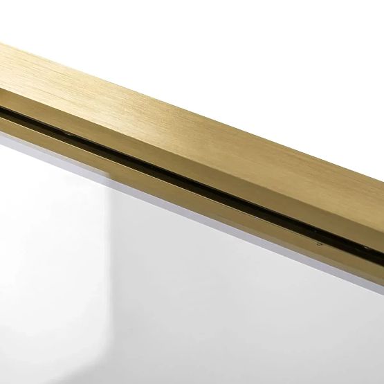 Shower Doors REA Rapid Swing 100 GOLD BRUSHED