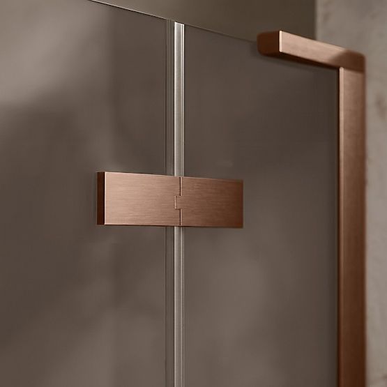 Shower Enclosure REA Hugo 80x90 Brushed Copper