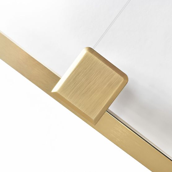 Shower Enclosure REA Montana Brushed Gold 100x90