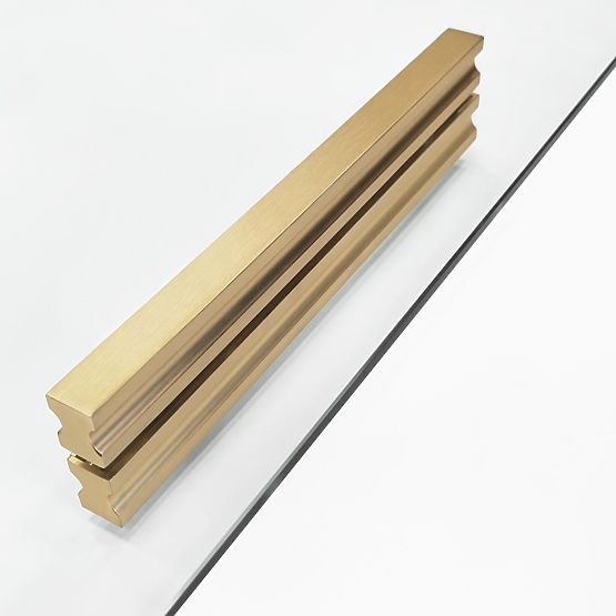 Shower Enclosure REA Montana Brushed Gold 110x100