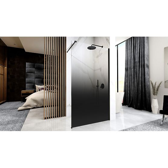 Shower Screen Rea Aero Ombre Black 110