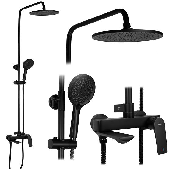 Shower Set REA AVALON BLACK