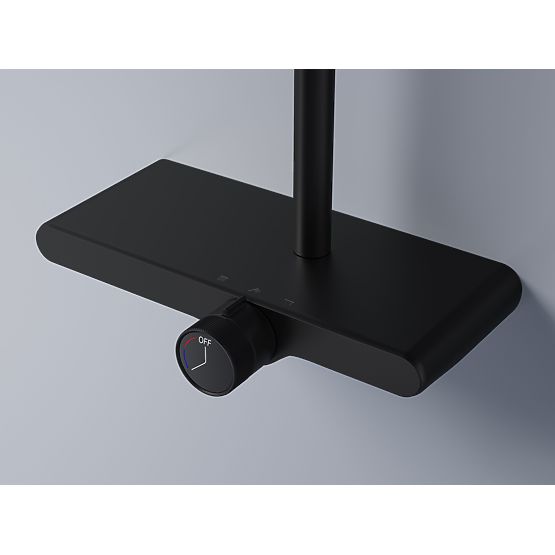 Shower Set REA Bari Black