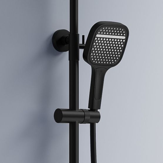 Shower Set REA Bari Black