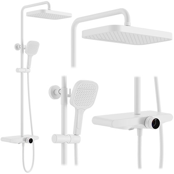 Shower Set REA Bari White