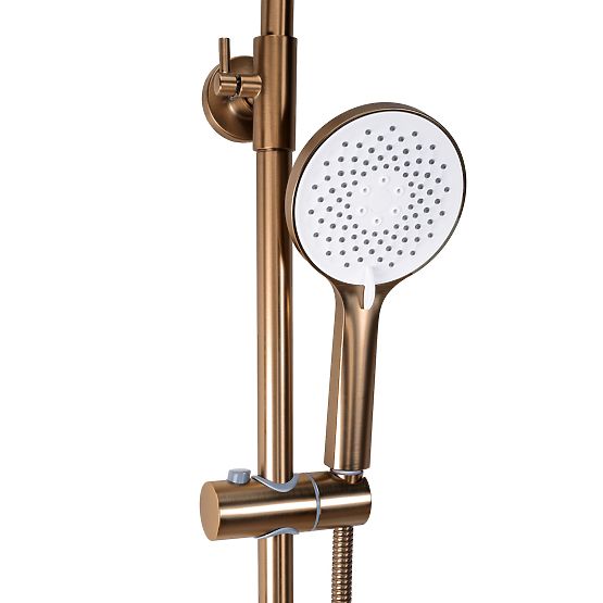 Shower Set Rea DROP Brushed Copper