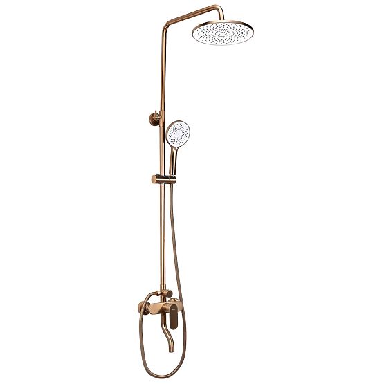 Shower Set Rea DROP Brushed Copper