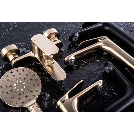 Shower Set REA Marco Brushed Gold