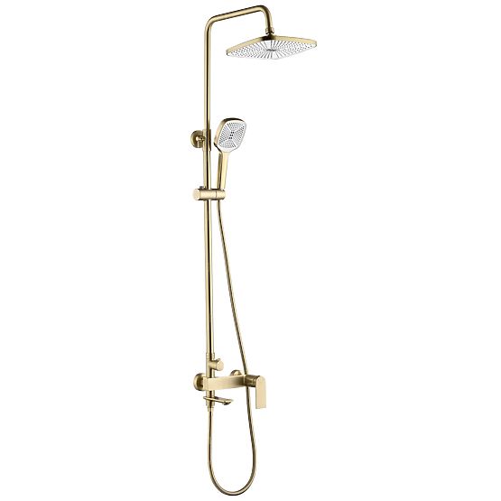 Shower Set REA STORM BRUSHED GOLD