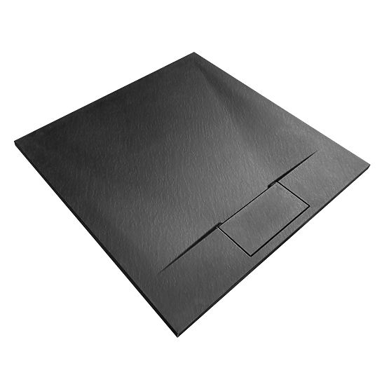 Shower Tray Bazalt Black 90x90