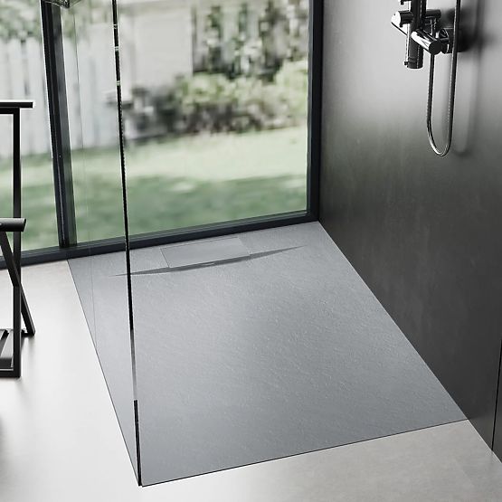 Shower Tray Bazalt Grey 90x90