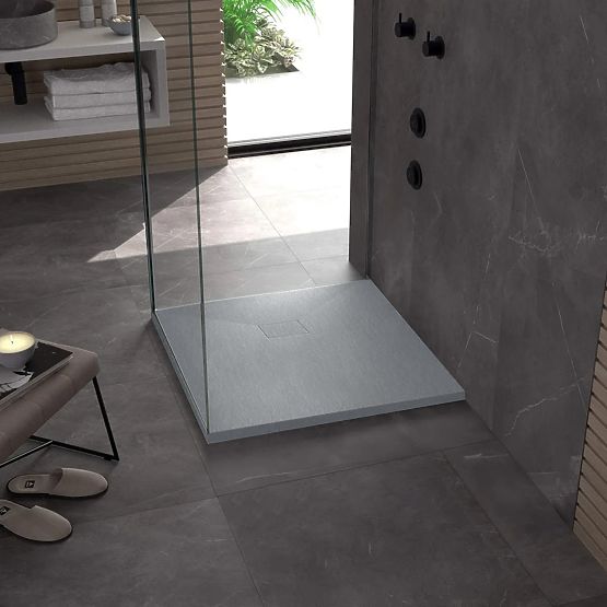 Shower Tray Magnum Grey 90x90
