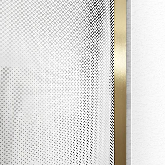 Shower Wall Rea Aero Ombre Gold Brushed/White 110