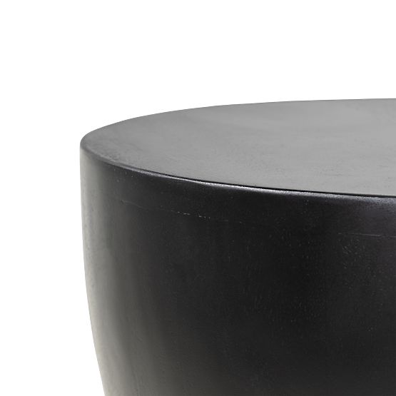 Side Table Lavia 35 cm, Black, Mango Wood